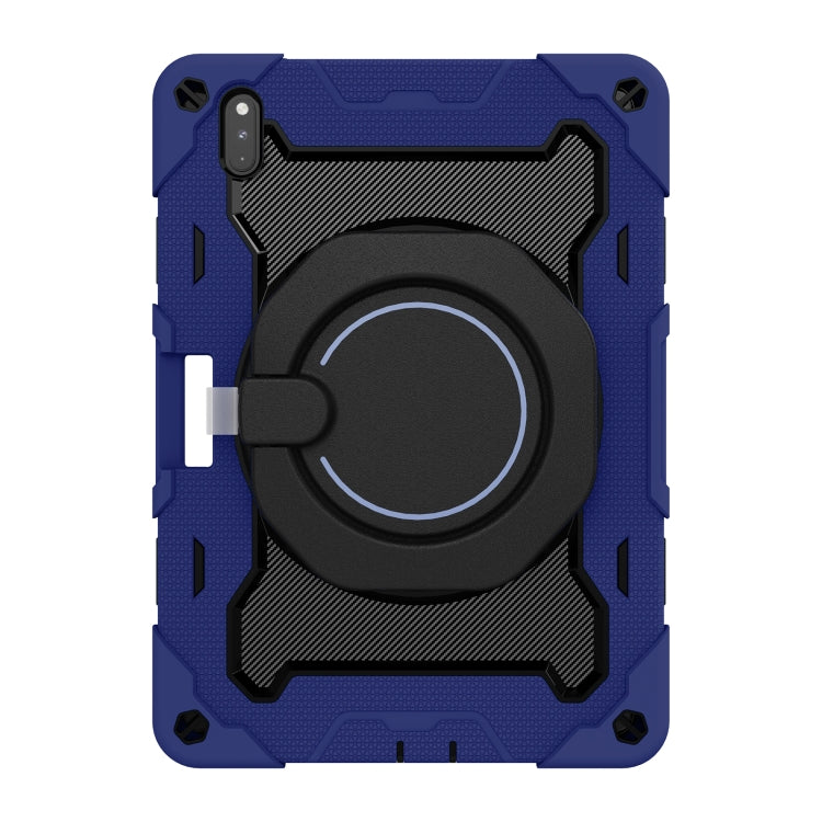 For Huawei Matepad Pro 10.8 Armor Contrast Color Silicone + PC Tablet Case(Navy Blue) - Huawei by PMC TechLife | Online Shopping South Africa | PMC TechLife | Buy Now Pay Later Mobicred