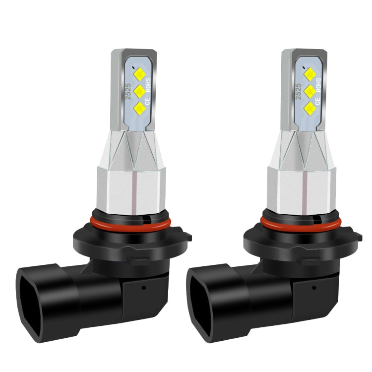 1 Pair 9006 DC 12V-24V 12W 1800LM Car LED Fog Light(White Light) - Fog / Driving Lights by PMC TechLife | Online Shopping South Africa | PMC TechLife | Buy Now Pay Later Mobicred