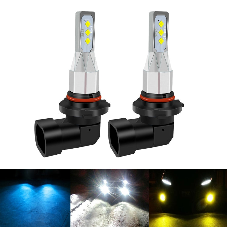 1 Pair 9006 DC 12V-24V 12W 1800LM Car LED Fog Light(Yellow Light) - Fog / Driving Lights by PMC TechLife | Online Shopping South Africa | PMC TechLife | Buy Now Pay Later Mobicred