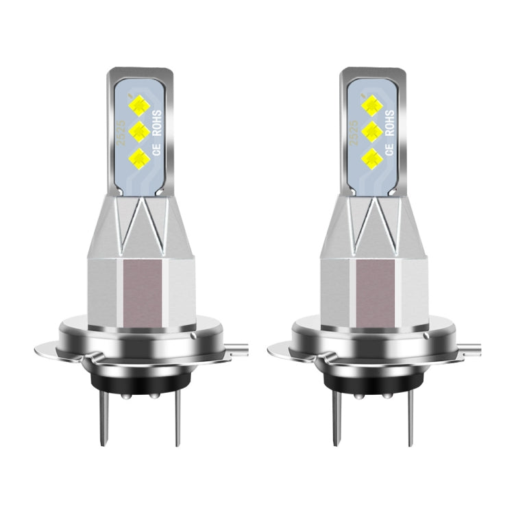 1 Pair H7 DC 12V-24V 12W 1800LM Car LED Fog Light(Yellow Light) - Fog / Driving Lights by PMC TechLife | Online Shopping South Africa | PMC TechLife | Buy Now Pay Later Mobicred