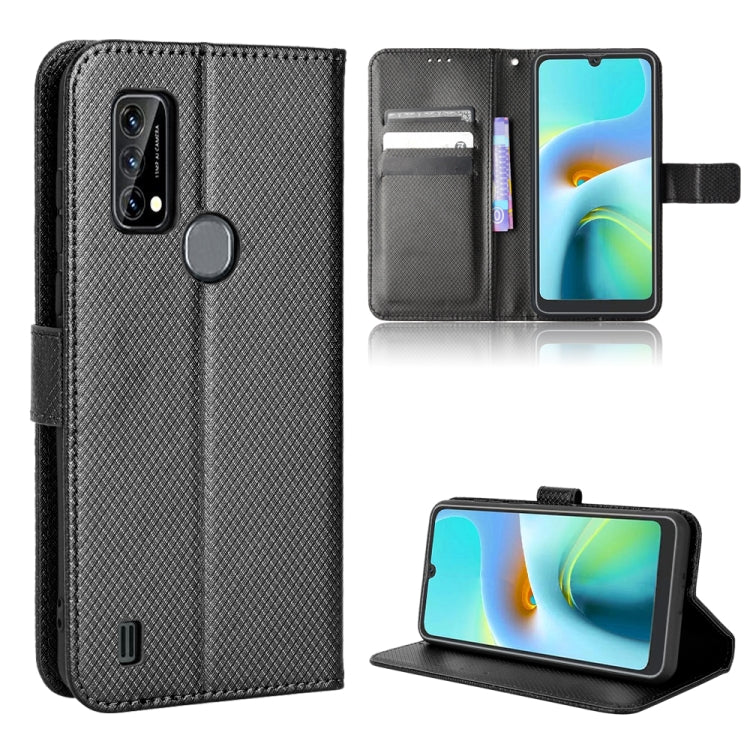 For Blackview A50 Diamond Texture Leather Phone Case(Black) - More Brand by PMC TechLife | Online Shopping South Africa | PMC TechLife | Buy Now Pay Later Mobicred