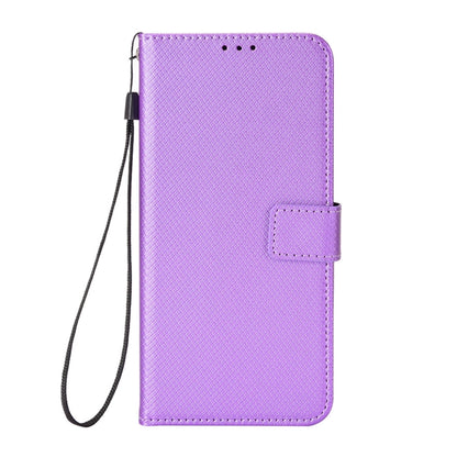 For Blackview A50 Diamond Texture Leather Phone Case(Purple) - More Brand by PMC Jewellery | Online Shopping South Africa | PMC Jewellery | Buy Now Pay Later Mobicred