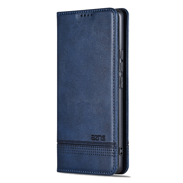 For vivo X100 AZNS Magnetic Calf Texture Leather Phone Case(Dark Blu) - vivo Cases by AZNS | Online Shopping South Africa | PMC Jewellery | Buy Now Pay Later Mobicred