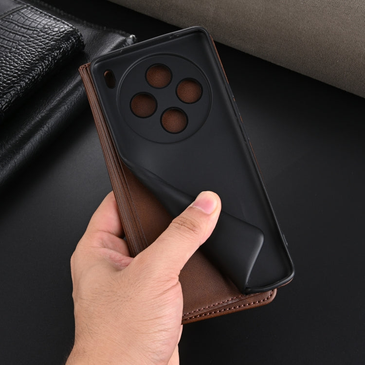 For vivo X100 AZNS Magnetic Calf Texture Leather Phone Case(Dark Blu) - vivo Cases by AZNS | Online Shopping South Africa | PMC Jewellery | Buy Now Pay Later Mobicred