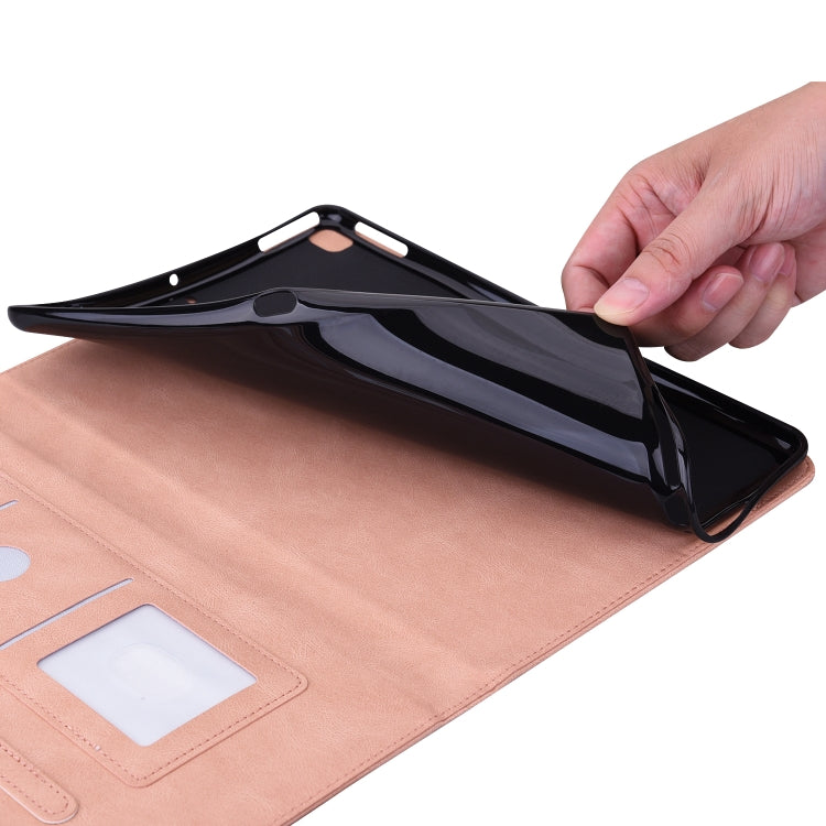 For Lenovo Tab M10 10.1 3rd Gen Butterfly Flower Embossed Leather Tablet Case(Rose Gold) - Lenovo by PMC TechLife | Online Shopping South Africa | PMC TechLife | Buy Now Pay Later Mobicred