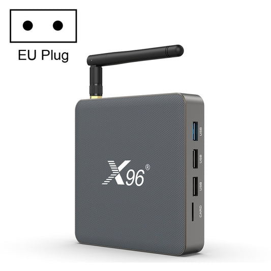 X96 X6 8K Smart TV BOX Android 11.0 Media Player, RK3566 Quad Core ARM Cortex A55, RAM: 8GB, ROM: 64GB, Plug Type:EU Plug - RK3566 by PMC Jewellery | Online Shopping South Africa | PMC Jewellery | Buy Now Pay Later Mobicred
