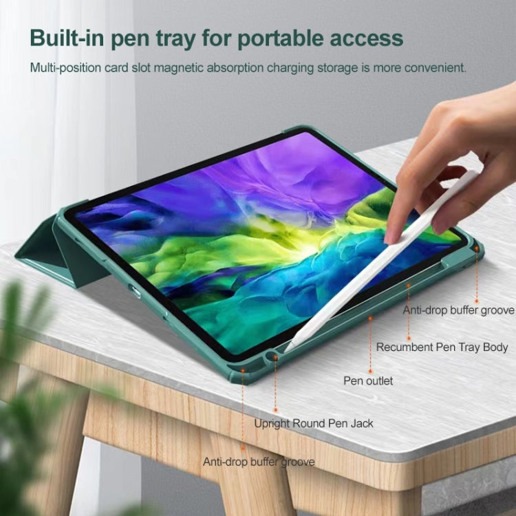 Mutural Pinyue Series Smart Leather Tablet Case For iPad 9.7 2018 / 2017(Green) - free shipping - PMC TechLife - Order now!
