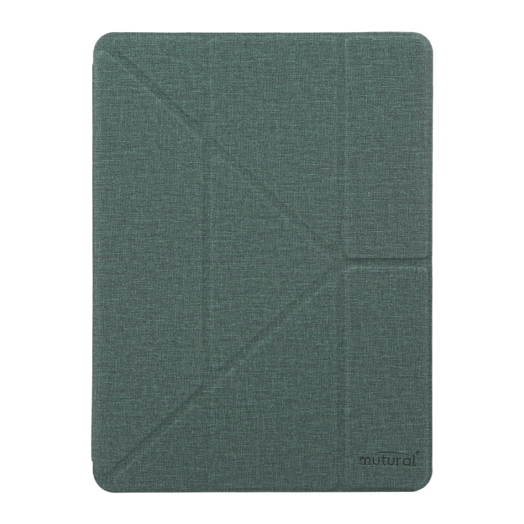 Mutural King Kong Series Deformation Holder Leather Tablet Case For iPad 9.7 2018 / 2017(Green) - free shipping - PMC TechLife - Order now!