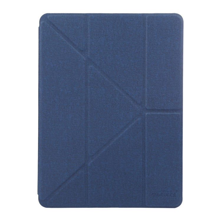 Mutural King Kong Series Deformation Holder Leather Tablet Case For iPad 9.7 2018 / 2017(Blue) - free shipping - PMC TechLife - Order now!