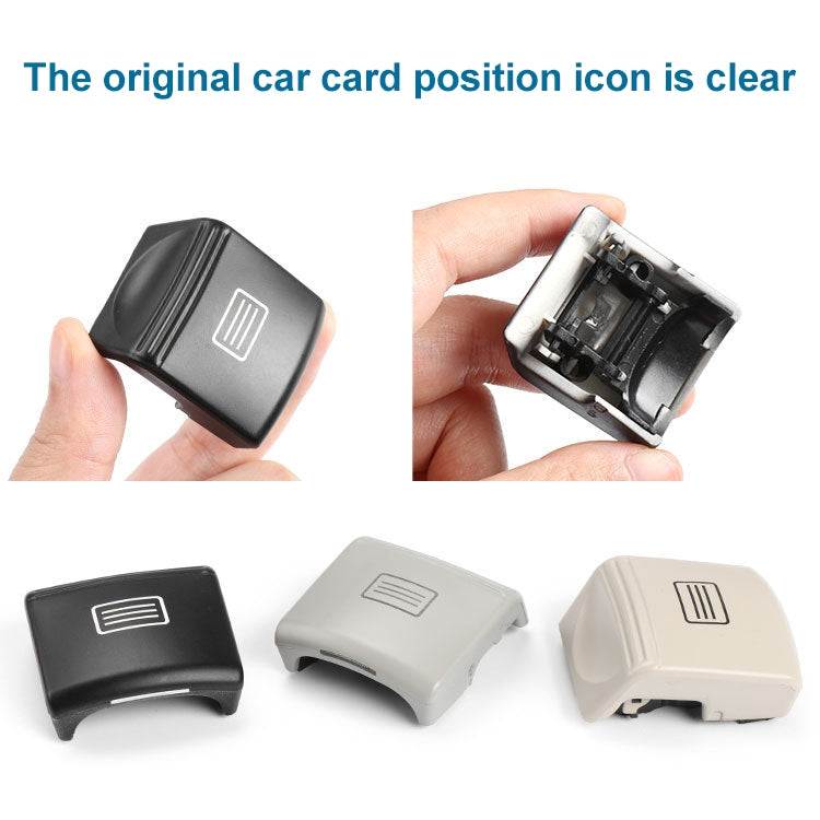 Car Sunroof Window Switch Button for Mercedes-Benz W204 / W212, Left Driving(Black) - free shipping - PMC TechLife - Order now!