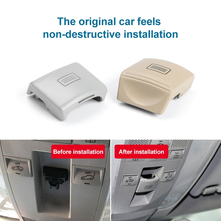 Car Sunroof Window Switch Button for Mercedes-Benz W204 / W212, Left Driving(Grey) - Car Switches by PMC TechLife | Online Shopping South Africa | PMC TechLife | Buy Now Pay Later Mobicred