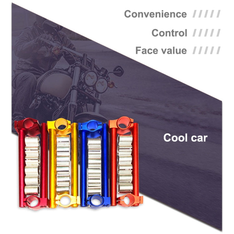 Motorcycle Modification Accessories CNC Handle Bar Grips Set(Red) - Grips by PMC TechLife | Online Shopping South Africa | PMC TechLife | Buy Now Pay Later Mobicred