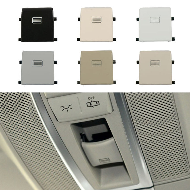 Car Dome Light Button Sunroof Window Switch Button for Mercedes-Benz W166 / W292 2012-, Left Driving, Style:Flat(Grey) - Car Switches by PMC TechLife | Online Shopping South Africa | PMC TechLife | Buy Now Pay Later Mobicred