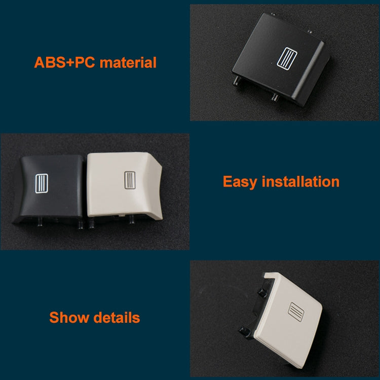 Car Dome Light Button Sunroof Window Switch Button for Mercedes-Benz W166 / W292 2012-, Left Driving, Style:Flat(Grey White) - Car Switches by PMC TechLife | Online Shopping South Africa | PMC TechLife | Buy Now Pay Later Mobicred