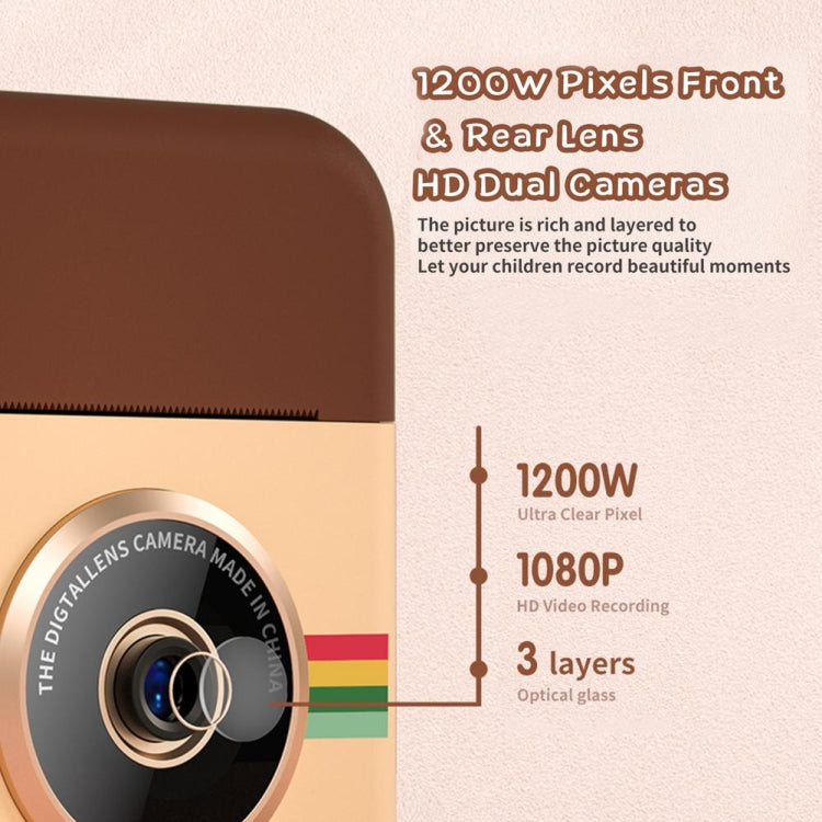 With 16GB Memory Card CP08 2.4 inch IPS HD Screen Children Instant Camera - Children Cameras by PMC Jewellery | Online Shopping South Africa | PMC Jewellery | Buy Now Pay Later Mobicred