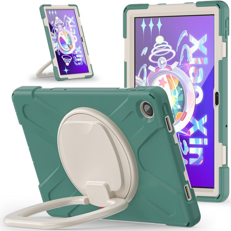 For Lenovo Tab M10 Plus 10.6 3rd Gen 2022 Silicone + PC Protective Tablet Case(Emerald Green) - Lenovo by PMC TechLife | Online Shopping South Africa | PMC TechLife | Buy Now Pay Later Mobicred