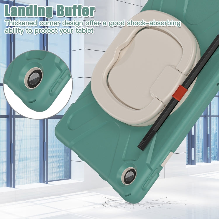 For Lenovo Tab M10 Plus 10.6 3rd Gen 2022 Silicone + PC Protective Tablet Case(Emerald Green) - Lenovo by PMC TechLife | Online Shopping South Africa | PMC TechLife | Buy Now Pay Later Mobicred