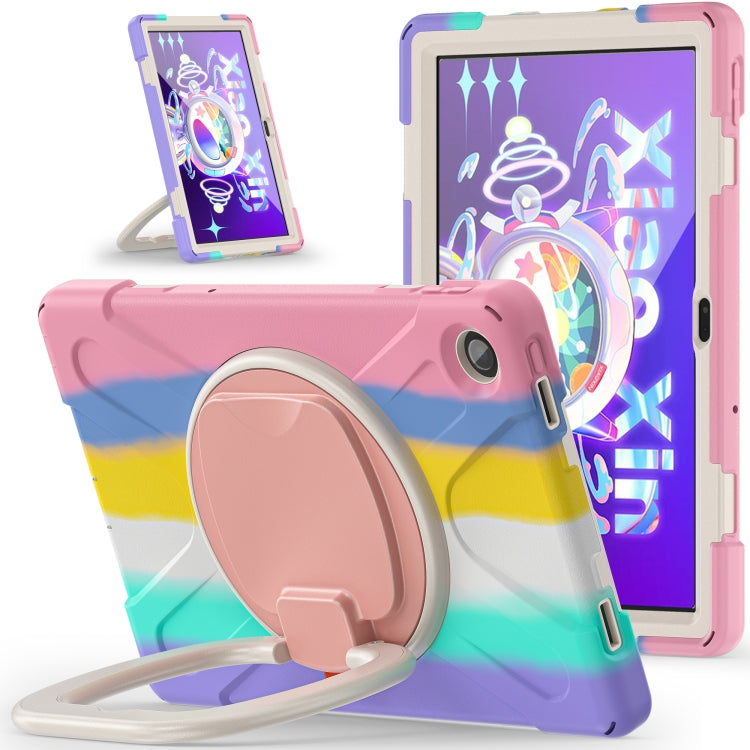 For Lenovo Tab M10 Plus 10.6 3rd Gen 2022 Silicone + PC Protective Tablet Case(Colorful Pink) - Lenovo by PMC TechLife | Online Shopping South Africa | PMC TechLife | Buy Now Pay Later Mobicred