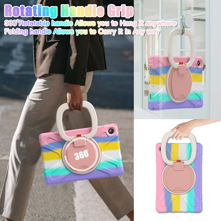 For Lenovo Tab M10 Plus 10.6 3rd Gen 2022 Silicone + PC Protective Tablet Case(Colorful Pink) - Lenovo by PMC TechLife | Online Shopping South Africa | PMC TechLife | Buy Now Pay Later Mobicred