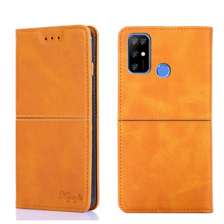 For Doogee X96 Pro Cow Texture Magnetic Horizontal Flip Leather Phone Case(Light Brown) - Doogee Cases by PMC Jewellery | Online Shopping South Africa | PMC Jewellery | Buy Now Pay Later Mobicred