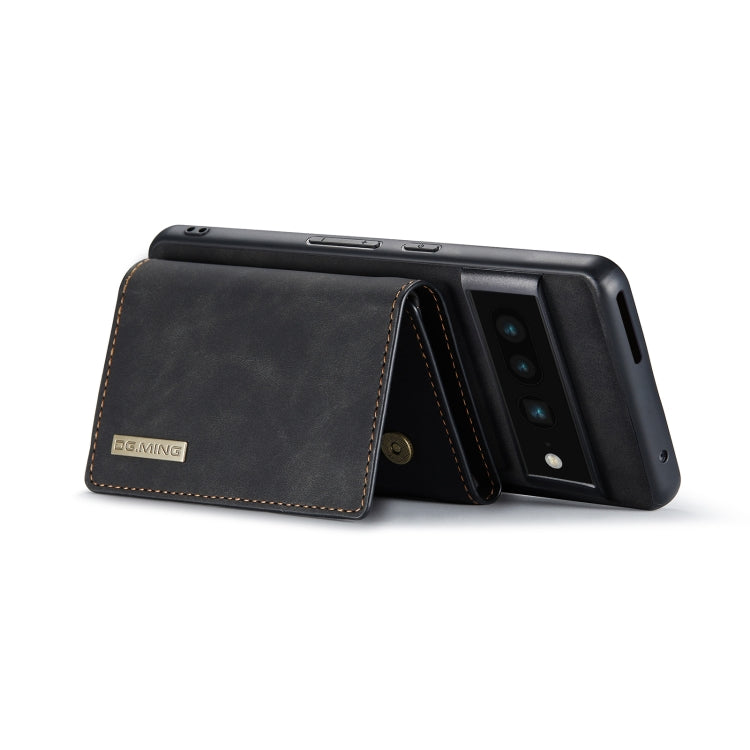 For Google Pixel 7 Pro 5G DG.MING M1 Series 3-Fold Multi Card Wallet + Magnetic Phone Case(Black) - free shipping - PMC TechLife - Order now!