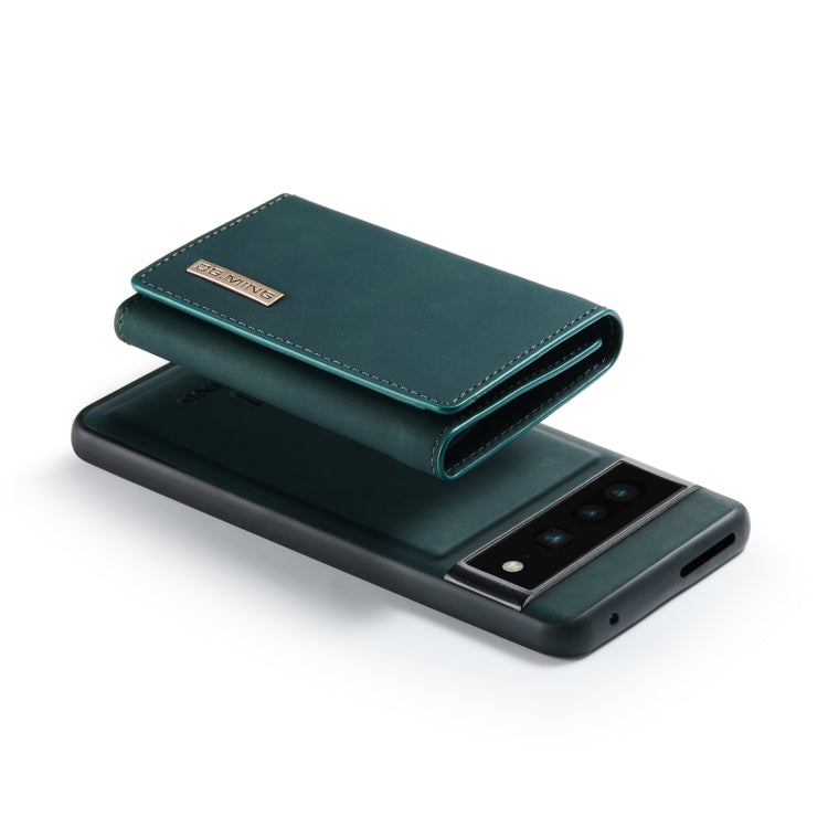 For Google Pixel 7 Pro 5G DG.MING M1 Series 3-Fold Multi Card Wallet + Magnetic Phone Case(Green) - Google Cases by DG.MING | Online Shopping South Africa | PMC TechLife | Buy Now Pay Later Mobicred