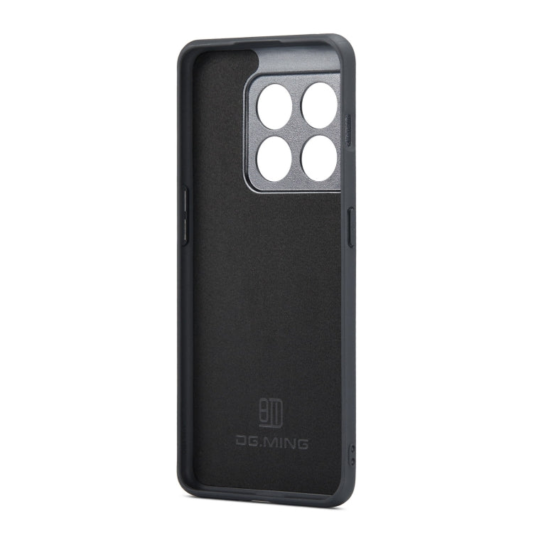 For OnePlus 10 Pro DG.MING M1 Series 3-Fold Multi Card Wallet + Magnetic Phone Case(Coffee) - OnePlus Cases by DG.MING | Online Shopping South Africa | PMC TechLife | Buy Now Pay Later Mobicred