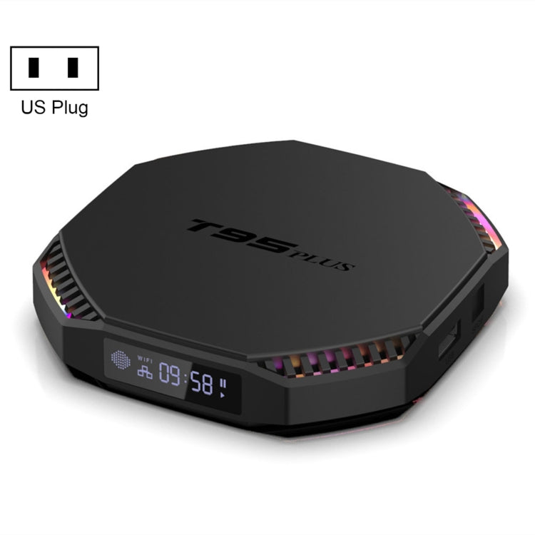 T95 Plus RK3566 Dual Wifi Bluetooth Smart TV Set Top Box, 4GB+32GB(US Plug) - RK3566 by PMC TechLife | Online Shopping South Africa | PMC TechLife | Buy Now Pay Later Mobicred
