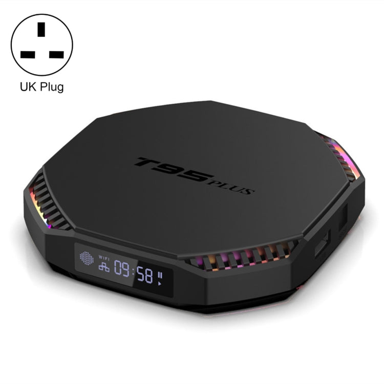 T95 Plus RK3566 Dual Wifi Bluetooth Smart TV Set Top Box, 4GB+32GB(UK Plug) - RK3566 by PMC TechLife | Online Shopping South Africa | PMC TechLife | Buy Now Pay Later Mobicred
