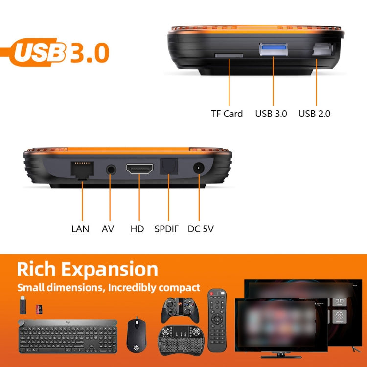 MECOOL HK1RBOX X4 4K TV Box, Android 11 Amlogic S905X4 CPU with RC 4GB+128GB(EU Plug) - free shipping - PMC TechLife - Order now!