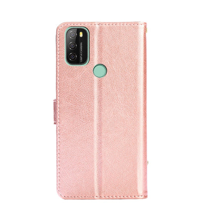 For Blackview A70 Zipper Bag Leather Phone Case(Rose Gold) - More Brand by PMC Jewellery | Online Shopping South Africa | PMC Jewellery | Buy Now Pay Later Mobicred