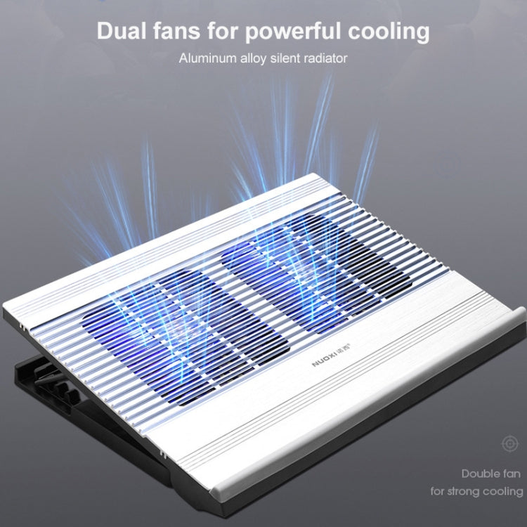 T10 Aluminum Alloy Multi Gear Adjustable Laptop Radiator(Black) - Fan Cooling by PMC Jewellery | Online Shopping South Africa | PMC Jewellery | Buy Now Pay Later Mobicred