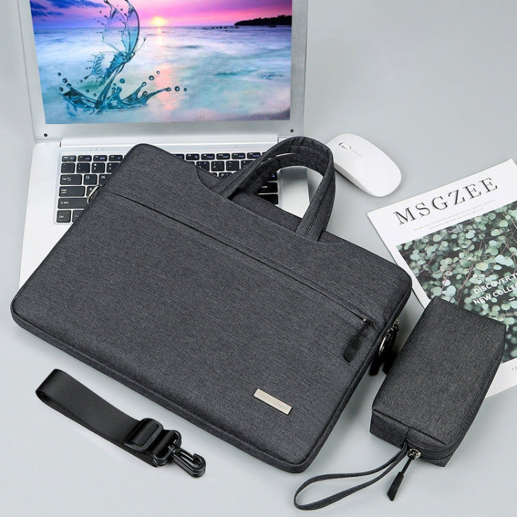 Handbag Laptop Bag Inner Bag with Shoulder Strap/Power Bag, Size:16.1 inch(Dark Grey) - Other by PMC Jewellery | Online Shopping South Africa | PMC Jewellery | Buy Now Pay Later Mobicred