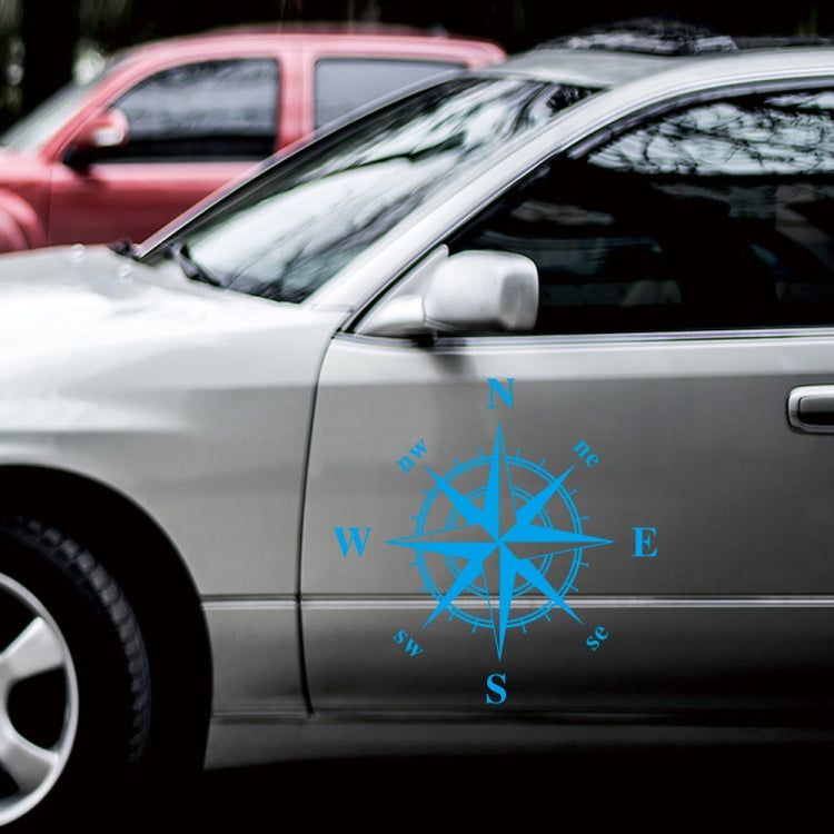 D-366 Compass Pattern Car Modified Decorative Sticker(Blue) - Decorative Sticker by PMC TechLife | Online Shopping South Africa | PMC TechLife | Buy Now Pay Later Mobicred