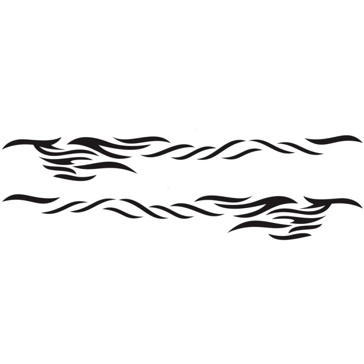 2 PCS/Set D-369 Totem Pattern Car Decorative Sticker(Black) - free shipping - PMC TechLife - Order now!