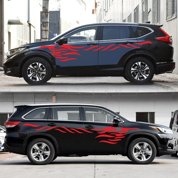 2 PCS/Set D-369 Totem Pattern Car Decorative Sticker(Red) - Decorative Sticker by PMC TechLife | Online Shopping South Africa | PMC TechLife | Buy Now Pay Later Mobicred