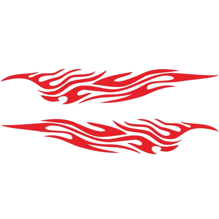 2 PCS/Set D-476 Fire Element Pattern Car Modified Decorative Sticker(Red) - Decorative Sticker by PMC TechLife | Online Shopping South Africa | PMC TechLife | Buy Now Pay Later Mobicred