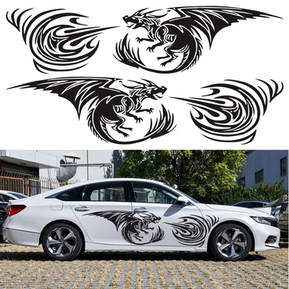 2 PCS/Set D-498 Pterosaur Spitfire Pattern Car Modified Decorative Sticker(Blue) - Decorative Sticker by PMC Jewellery | Online Shopping South Africa | PMC Jewellery | Buy Now Pay Later Mobicred