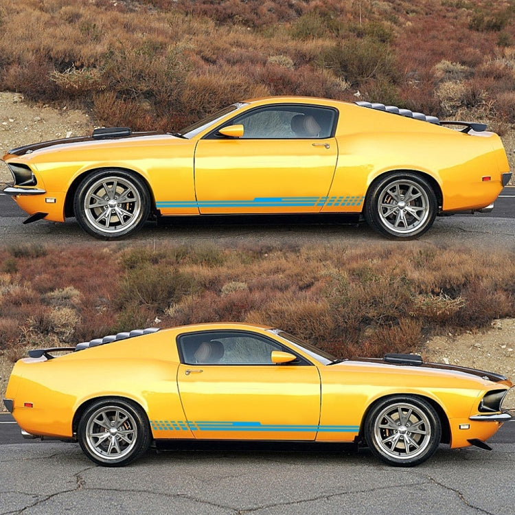 D-730 Stripe Pattern Car Modified Decorative Sticker(Blue) - Decorative Sticker by PMC Jewellery | Online Shopping South Africa | PMC Jewellery | Buy Now Pay Later Mobicred