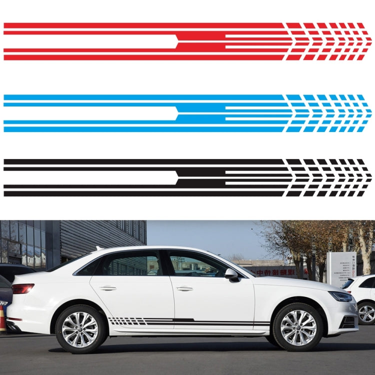 D-730 Stripe Pattern Car Modified Decorative Sticker(White) - Decorative Sticker by PMC Jewellery | Online Shopping South Africa | PMC Jewellery | Buy Now Pay Later Mobicred