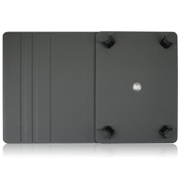 For 10 inch Cloth Texture 360 Rotation Horizontal Flip Universal Tablet PC Leather Case with Pen Slot(Blue) - 10 - 11 inch by PMC TechLife | Online Shopping South Africa | PMC TechLife | Buy Now Pay Later Mobicred