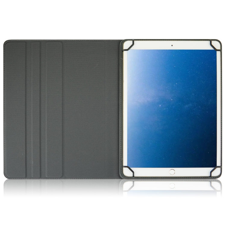For 10 inch Cloth Texture 360 Rotation Horizontal Flip Universal Tablet PC Leather Case with Pen Slot(Grey) - free shipping - PMC TechLife - Order now!