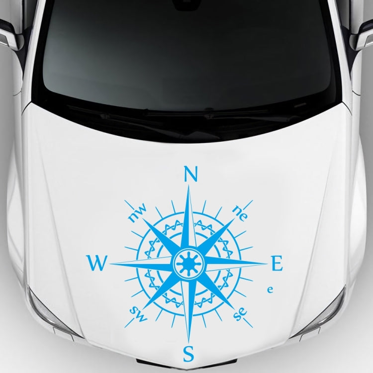 D-863 Compass Pattern Car Modified Decorative Sticker(Blue) - Decorative Sticker by PMC TechLife | Online Shopping South Africa | PMC TechLife | Buy Now Pay Later Mobicred