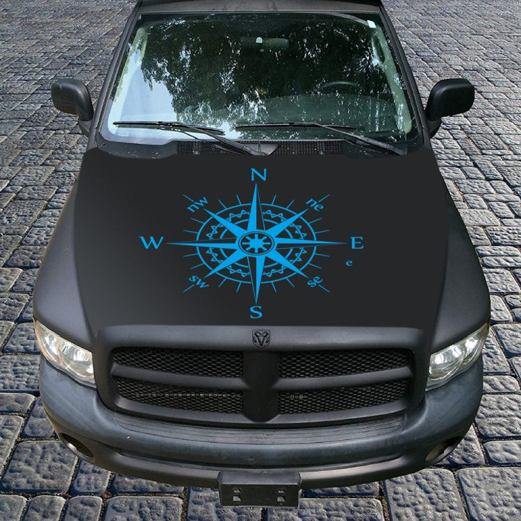 D-863 Compass Pattern Car Modified Decorative Sticker(Blue) - Decorative Sticker by PMC TechLife | Online Shopping South Africa | PMC TechLife | Buy Now Pay Later Mobicred