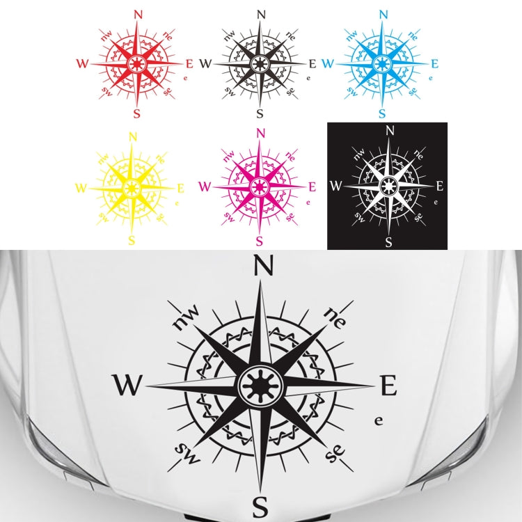 D-863 Compass Pattern Car Modified Decorative Sticker(Blue) - Decorative Sticker by PMC TechLife | Online Shopping South Africa | PMC TechLife | Buy Now Pay Later Mobicred