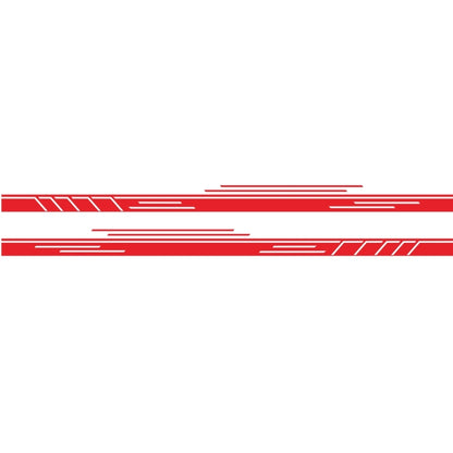 2 PCS/Set D-932 Stripe Pattern Car Modified Decorative Sticker(Red) - Decorative Sticker by PMC Jewellery | Online Shopping South Africa | PMC Jewellery | Buy Now Pay Later Mobicred