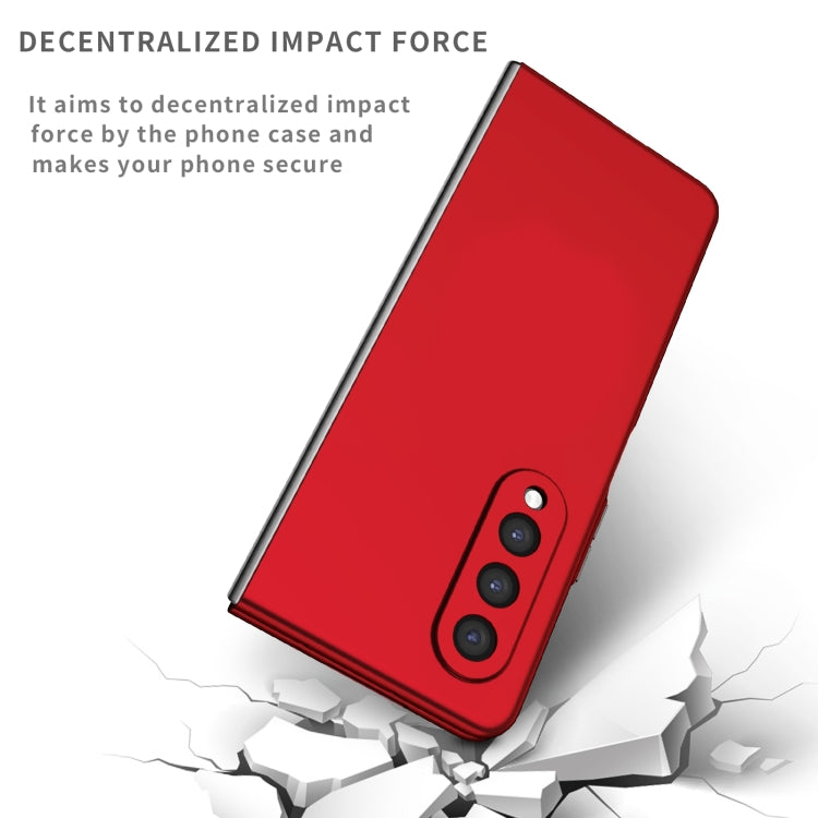 For Samsung Galaxy Z Fold4 Armor Foldable Phone Case(Red) - Galaxy Z Fold4 5G Cases by PMC Jewellery | Online Shopping South Africa | PMC Jewellery