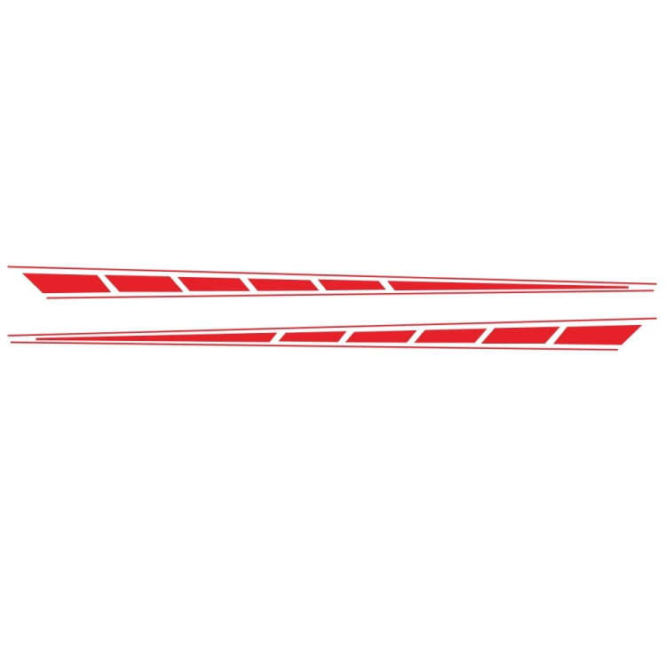 2 PCS/Set D-970 Checkered Flag Pattern Car Modified Decorative Sticker(Red) - Decorative Sticker by PMC TechLife | Online Shopping South Africa | PMC TechLife | Buy Now Pay Later Mobicred