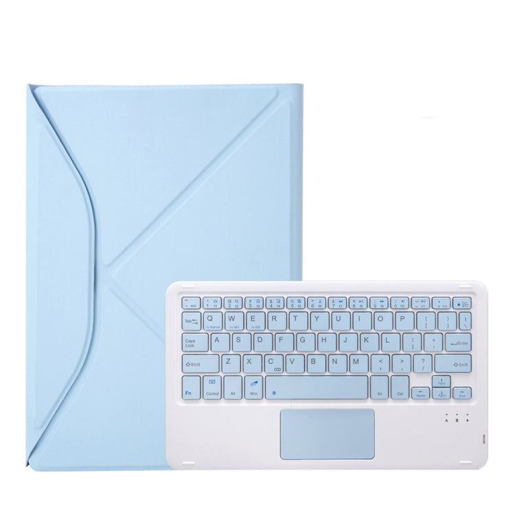 Z102B-A Pen Slot Touchpad Bluetooth Keyboard Leather Tablet Case For iPad 10.2 2021/2020/2019(Sky Blue) - Universal by PMC TechLife | Online Shopping South Africa | PMC TechLife