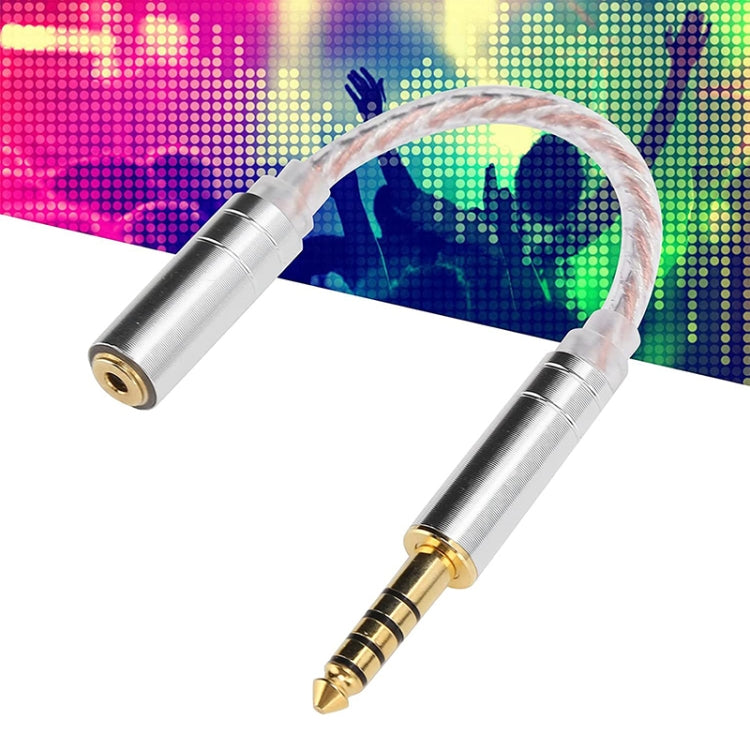 ZS0156 Balanced Inter-conversion Audio Cable(3.5 Stereo Male to 4.4 Balance Female) - Headset Accessories by PMC Jewellery | Online Shopping South Africa | PMC Jewellery | Buy Now Pay Later Mobicred